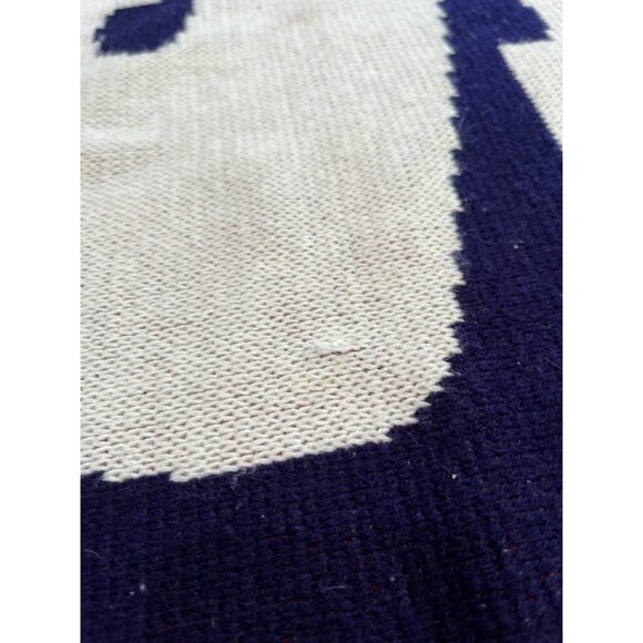 US Sailing David Smith Co Blanket Throw (Vintage) 64" X 59" Made in USA - Picture 6 of 10